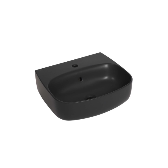 valamu Nolita, 50x45 cm, matt must