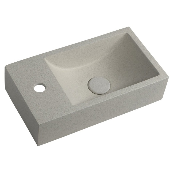 Pesuallas Interia Crest L, 400x220x100mm, vasen, beige