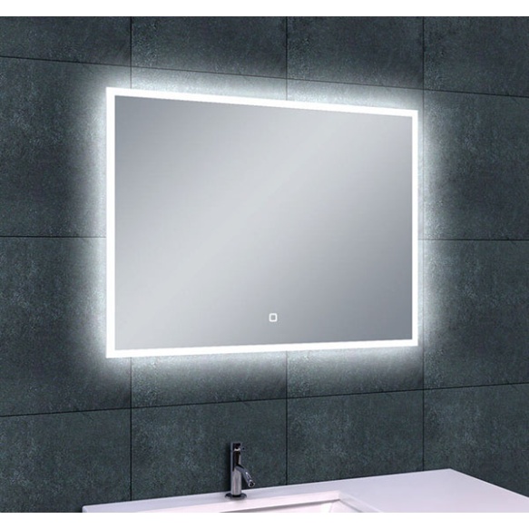 LED peili Quatro 80x60 cm, "antifog"