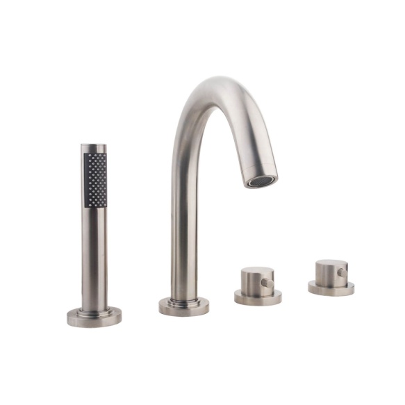 ammehana termostaatilla Interia Caral, harjattu teräs, ammeseen asennettava