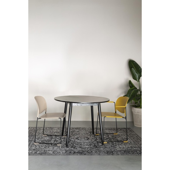 Söögilaud Fabio 100' Black