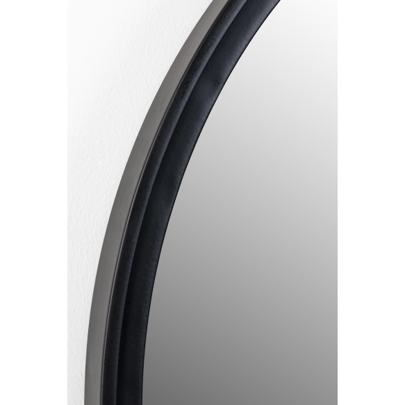 Peegel Matz Round Black