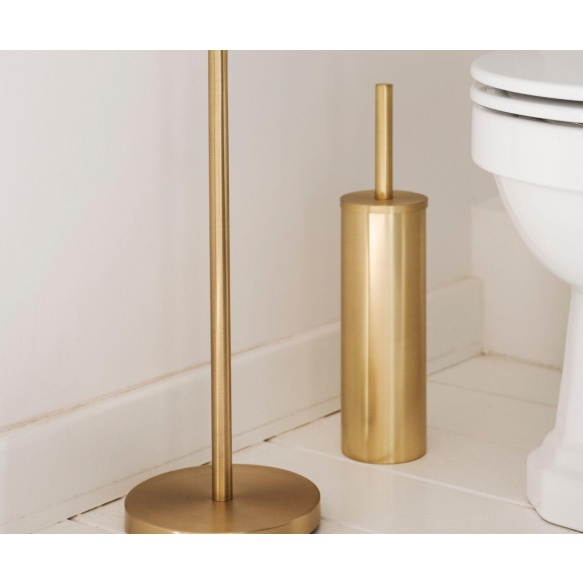 wc harja+pidin 9x9x40.5 cm, matta kulta