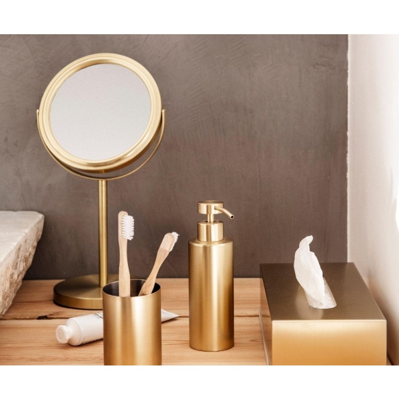 nenäliinalaatikko 25.5 x 13 x 6.5 cm, matta kulta