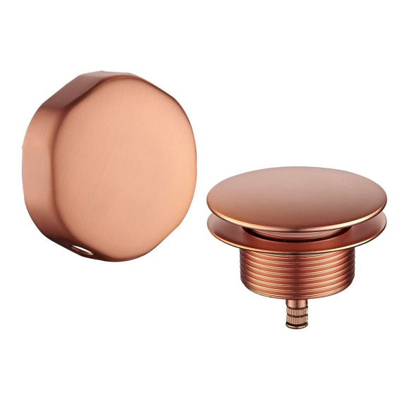 metallist ülevool ja põhjaklapp, harjatud vask