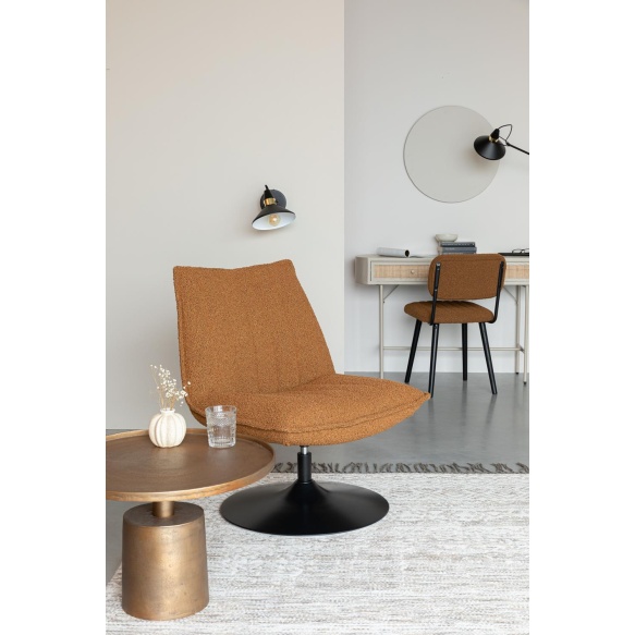 Nojatuoli Jax Ochre Bouclé