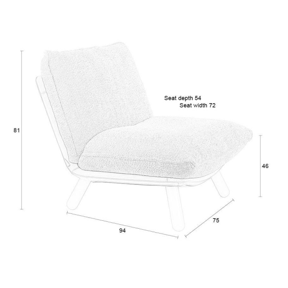 tugitool Lazy Sack Soft Beige