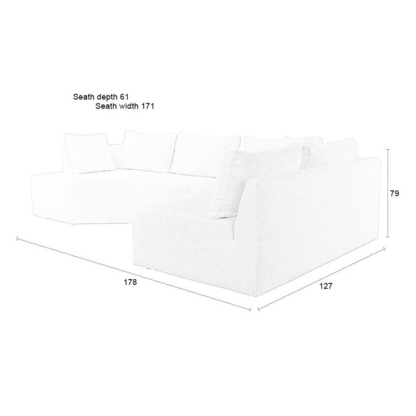 diivan Prosper Sand Right