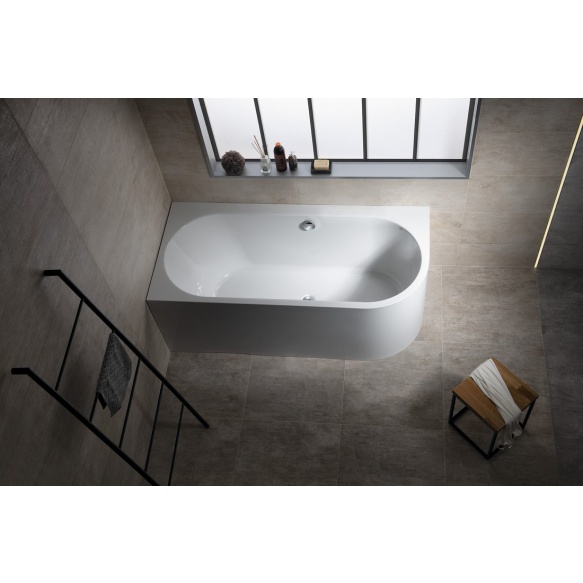 monoliitvann ASTRA L 160x75x60cm, valge