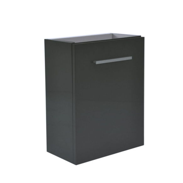 valamukapp 40x21x50 cm, läikiv hall