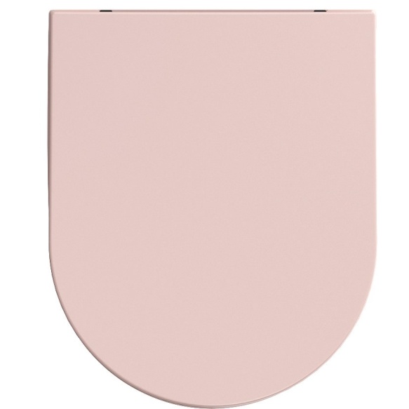 wc potikaas (soft close), matt roosa