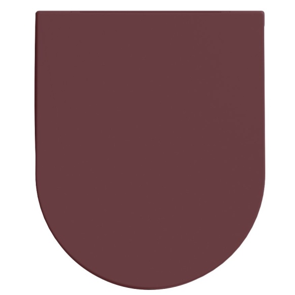 wc potikaas (soft close), matt punane