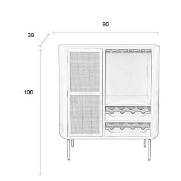 Viinikaappi Amaya Low