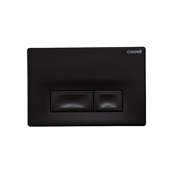 CREAVIT ORE seinasisese raami loputusnupp, matt must