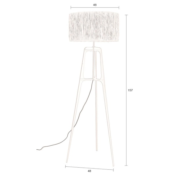 põrandalamp Afra Plum