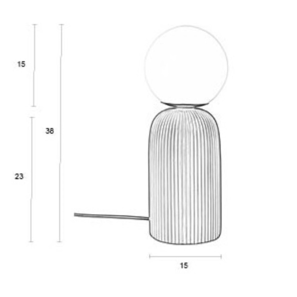 Pöytälamppu Dash S Royal Blue