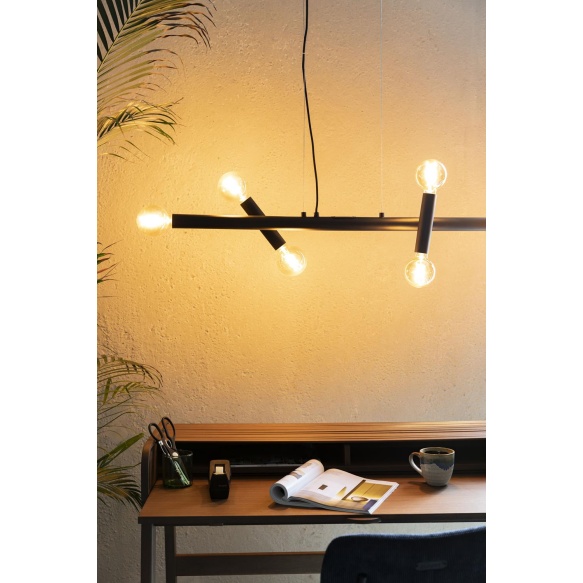 Kattolamppu Hawk Black Wide