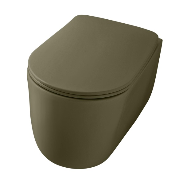 rimless seina wc pott Nolita, matt roheline