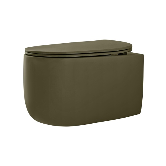 rimless seina wc pott Nolita, matt roheline