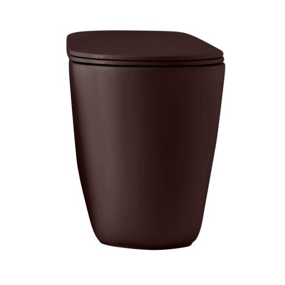 rimless põrandale paigaldatav pott Nolita, matt burgundy