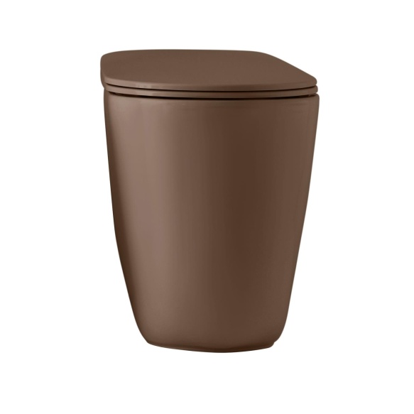 rimless põrandale paigaldatav pott Nolita, matt pruun