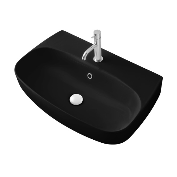 Valamu Nolita 50x45x15 cm, matt must