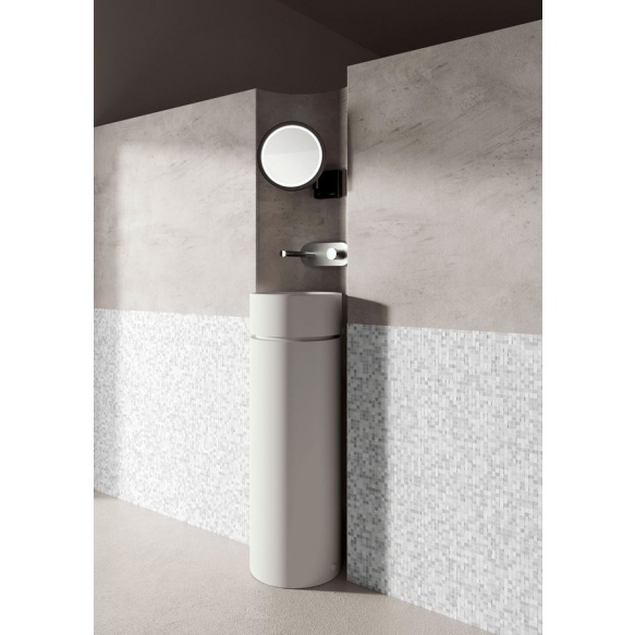 eraldiseisev valamu Oke, äravool seina, valge