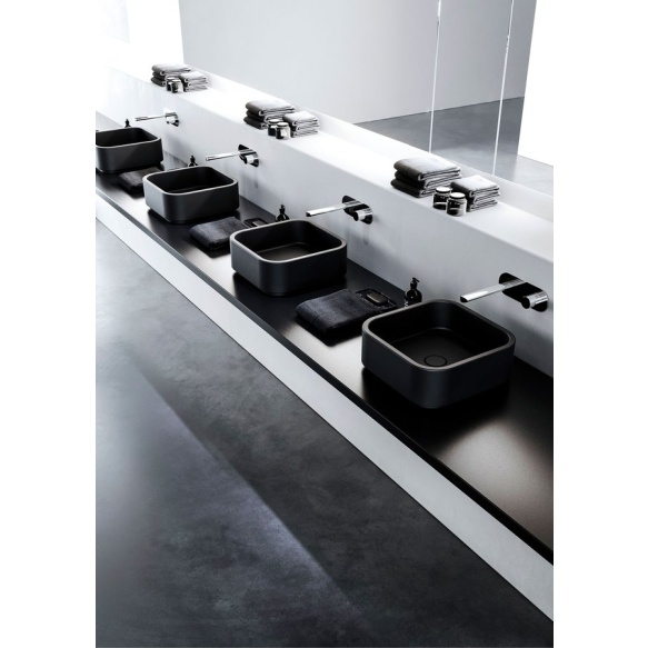 valamu tööpinnale Hako 30x30 cm, must matt