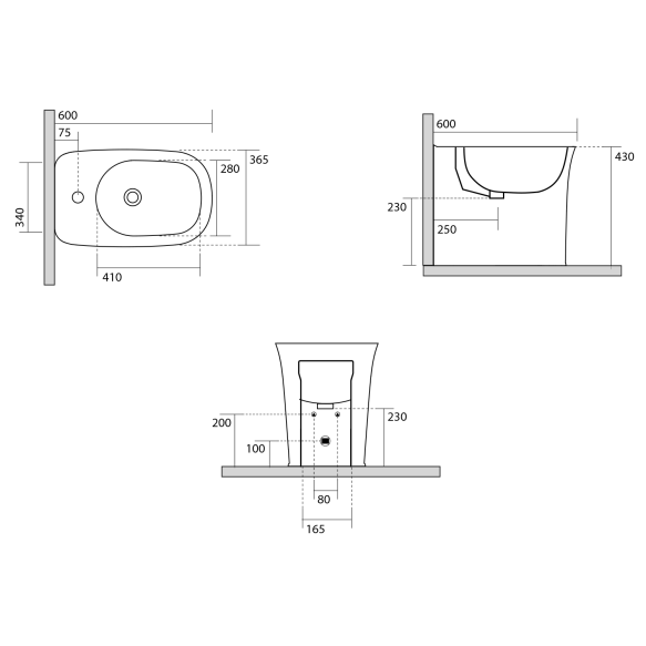 bidee New Yorker,  valge