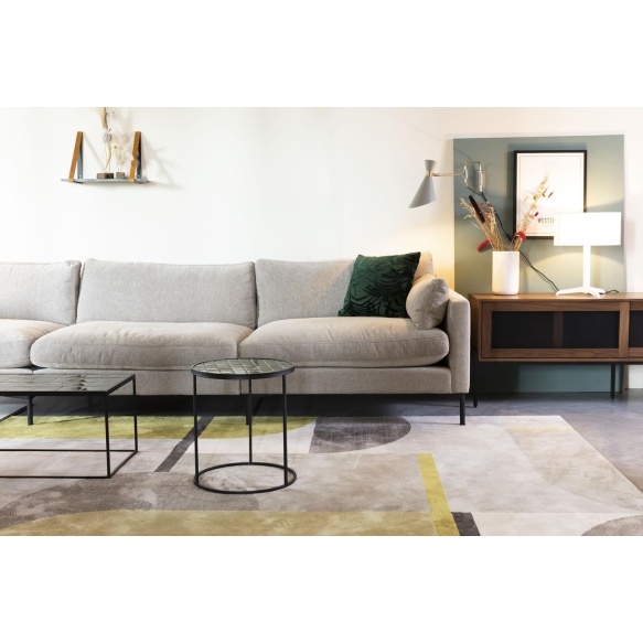 Matto Hilton 160X230 Grey/Yellow