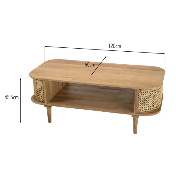 TV alus, puit + rotang