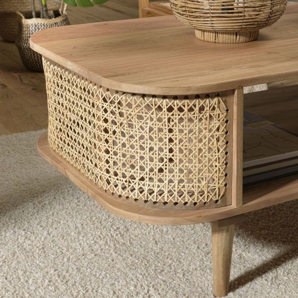 TV alus, puit + rotang