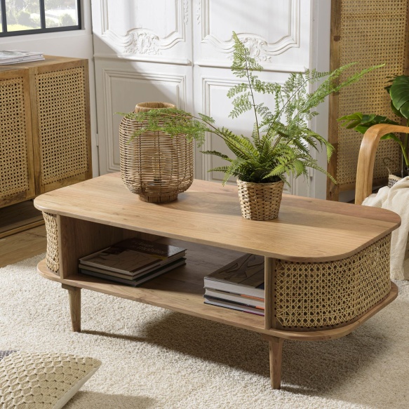 TV alus, puit + rotang