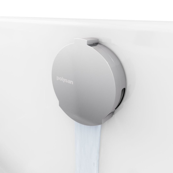 vannisifoon vanni veega täitmise funktsiooniga (L) 600mm, Plug 72mm, kroom