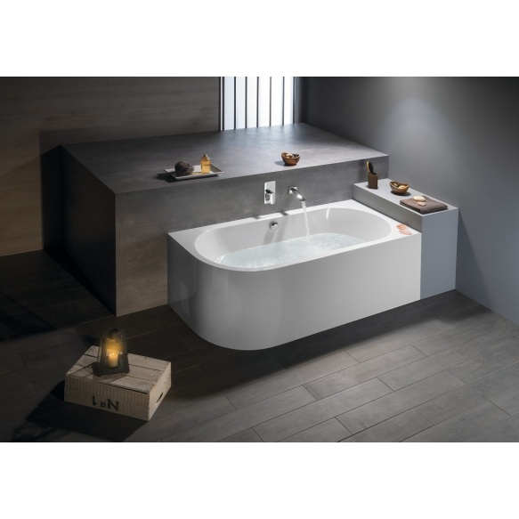 monoliitvann VIVA R 180x75x60cm, valge