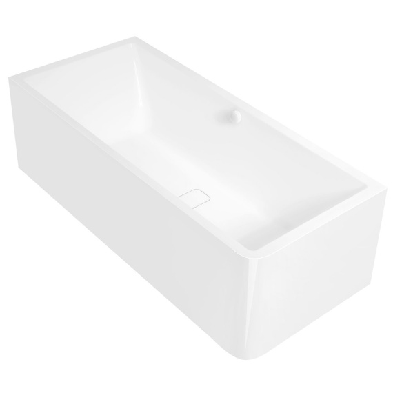 monoliitvann Marlene Curve L 165x75x63 cm, valge