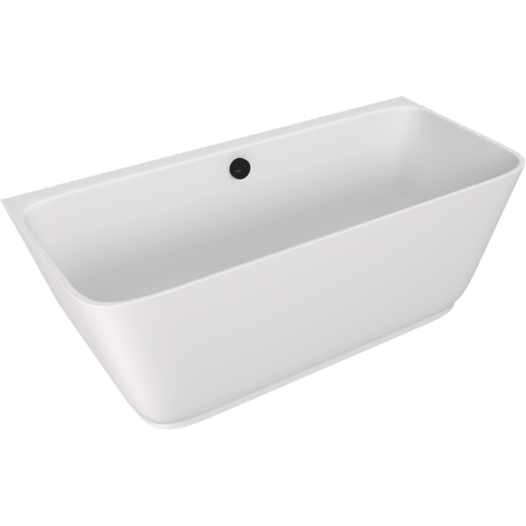 kivimassist vann Skylla 169x75x60 cm, matt valge