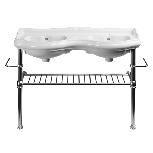 valamukonsool Kerasan Retro 120 cm, kroom