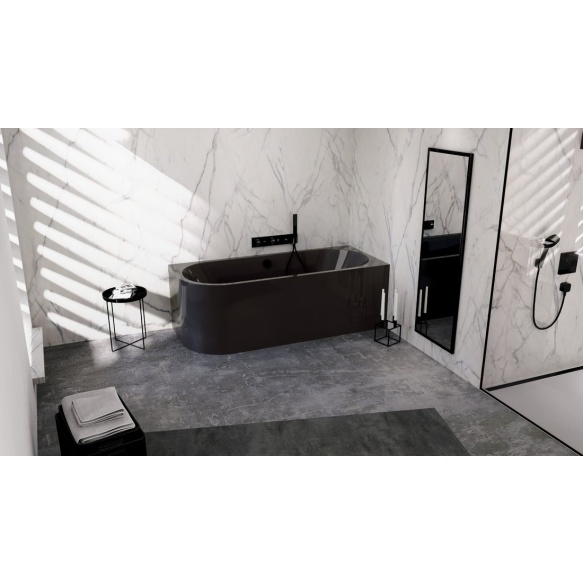 monoliitvann Viva R Asymmetric 170x75x60 cm, hall