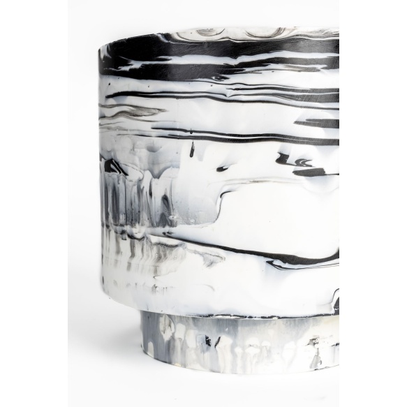 Lillepott Conic Black/White