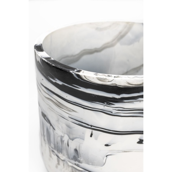 Lillepott Conic Black/White