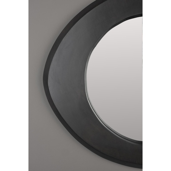 Peegel Aren Wood Black S