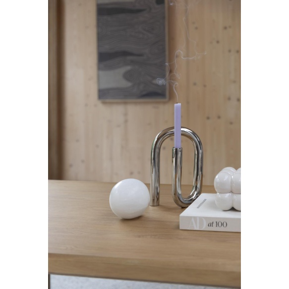 Küünlajalg Tubo L Shiny Silver