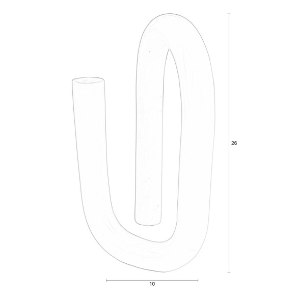 Küünlajalg Tubo L Shiny Silver