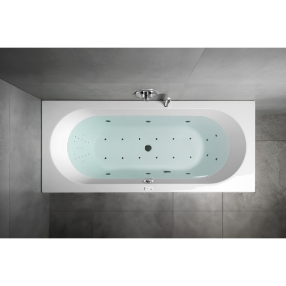 massaaživann  VIVA B  175x80x47cm,  Highline Hydro-Air,  kroom