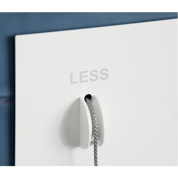 LESS is MORE loputusnupp, valge