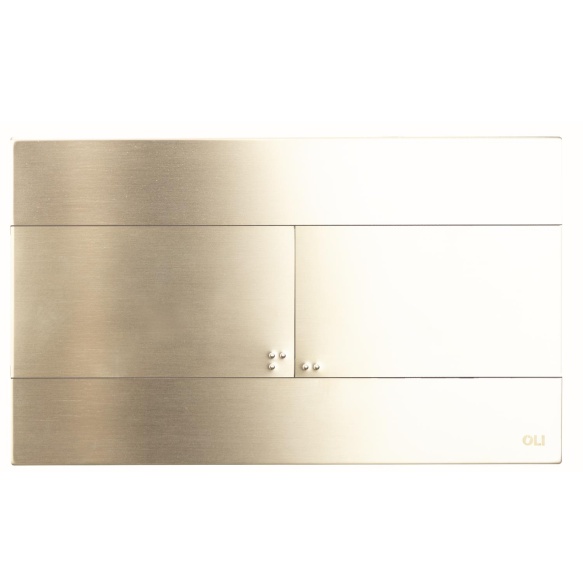 loputusnupp Slim, harjatud valge kuld