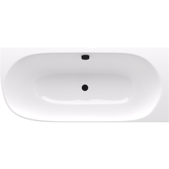 kivimassist vann Sussi Corner R 160x70x50 cm, valge/matt hall