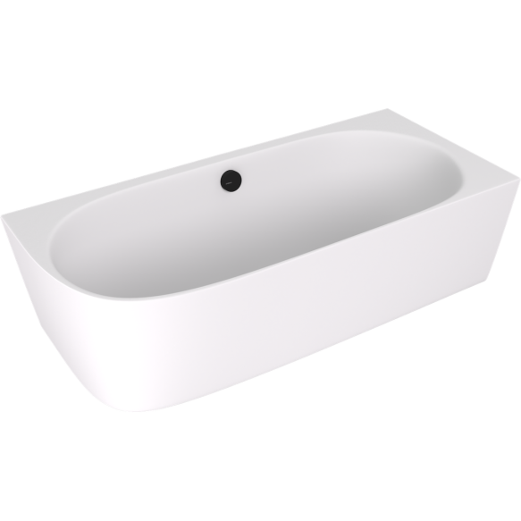 kivimassist vann Sussi Corner R 160x70x49, matt valge