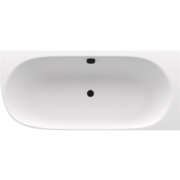 kivimassist vann Sussi Corner R 160x70x49, matt valge